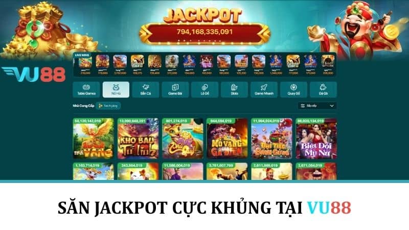 Đá Gà 88 Săn jackpot cực khủng tại VU88
